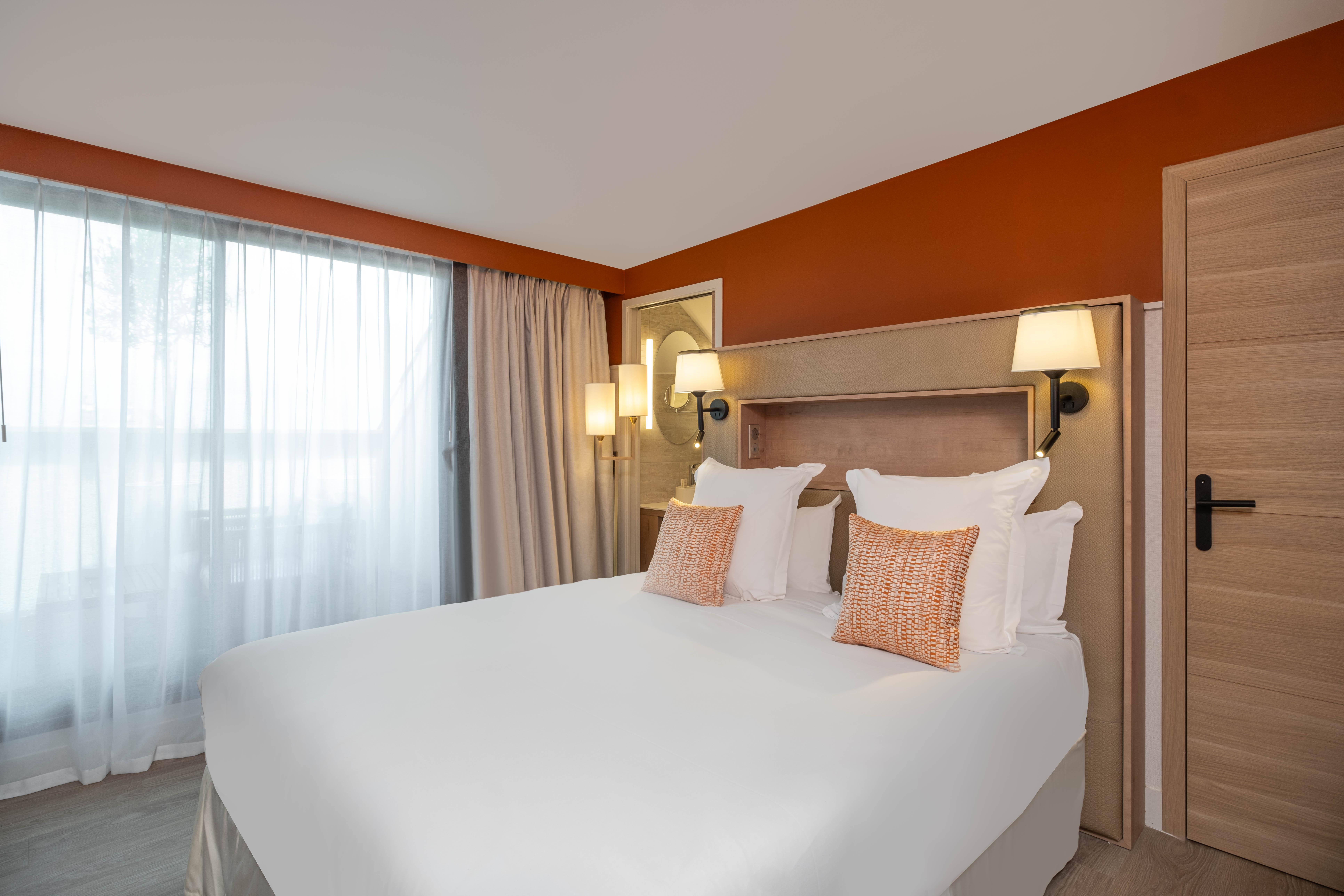 Deluxe-Zimmer mit Blick auf das Bassin von Arcachon